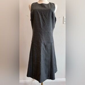 Elegant Gray Sleeveless Dress by J.Crew